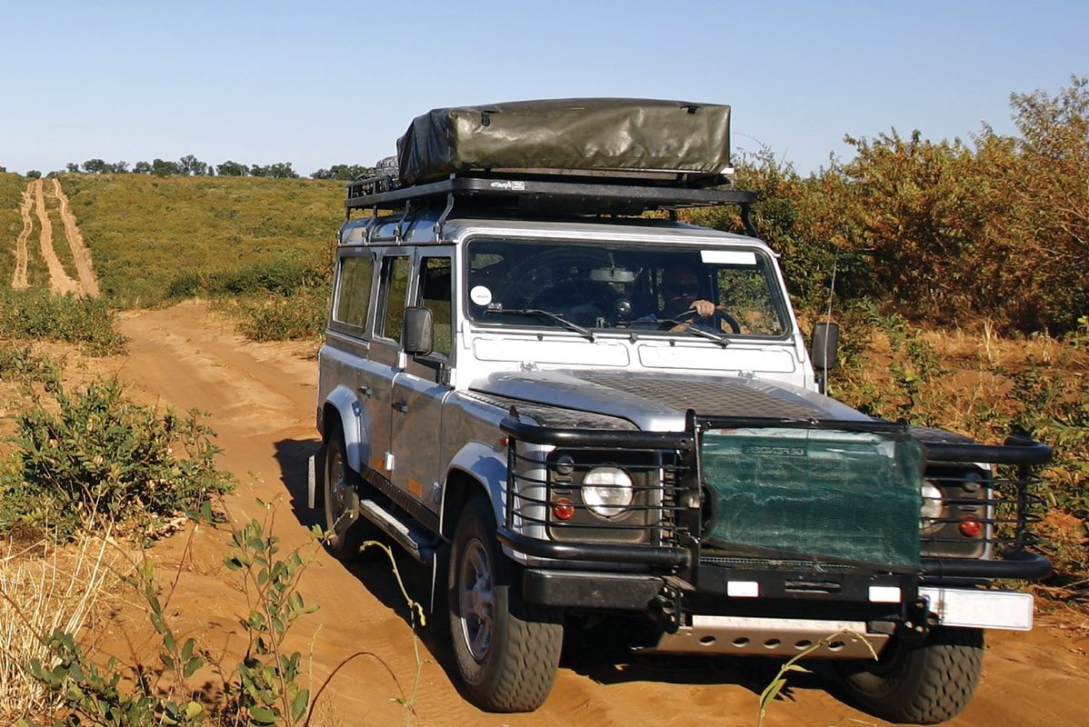Iridium Certus land terminal fitted to a vehicle